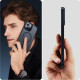 Tech-Protect iPhone 14 Pro Max MagMat Σκληρή Θήκη με Πλαίσιο Σιλικόνης και MagSafe - Matte Blue / Ημιδιάφανη