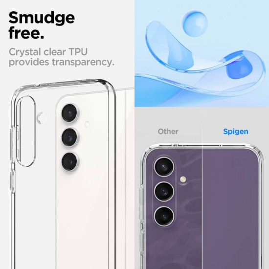 Spigen Samsung Galaxy S23 FE - Liquid Crystal Θήκη Σιλικόνης - Crystal Clear