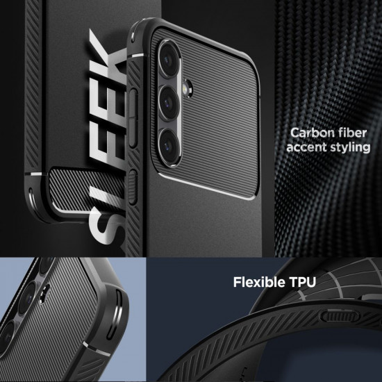 Spigen Samsung Galaxy S23 FE Θήκη TPU Rugged Armor - Matte Black