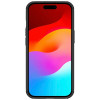 Nillkin iPhone 15 Super Frosted Shield Pro Σκληρή Θήκη με Πλαίσιο Σιλικόνης - Black