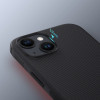Nillkin iPhone 15 Super Frosted Shield Pro Σκληρή Θήκη με Πλαίσιο Σιλικόνης - Black