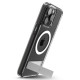 Spigen iPhone 15 Pro Max Ultra Hybrid S MagSafe Σκληρή Θήκη με Πλαίσιο Σιλικόνης και Stand - Crystal Clear