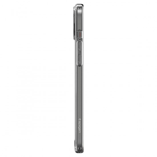 Spigen iPhone 15 Crystal Hybrid Mag Σκληρή Θήκη με Πλαίσιο Σιλικόνης Και MagSafe - White