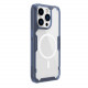 Nillkin iPhone 15 Pro Nature Pro Magnetic - Σκληρή Θήκη με Πλαίσιο Σιλικόνης και MagSafe - Διάφανη / Blue