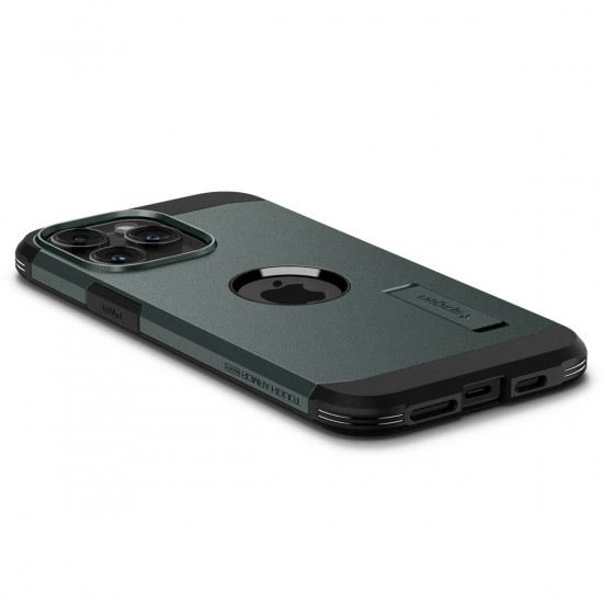 Spigen iPhone 15 Pro Max Tough Armor Mag Σκληρή Θήκη με MagSafe - Abyss Green