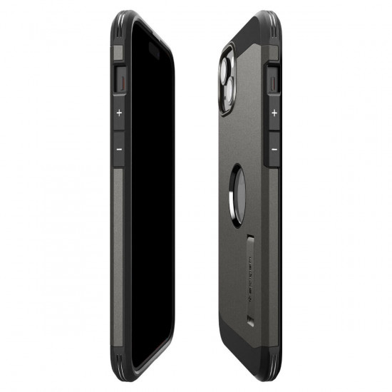Spigen iPhone 15 Tough Armor Mag Σκληρή Θήκη με MagSafe - Gunmetal