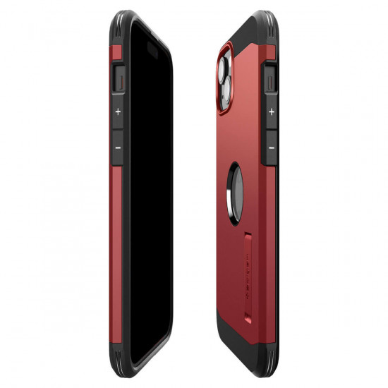 Spigen iPhone 15 Tough Armor Mag Σκληρή Θήκη με MagSafe - Red