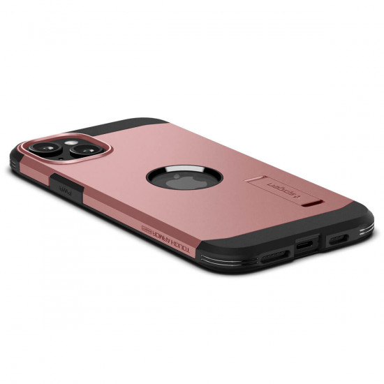 Spigen iPhone 15 Tough Armor Mag Σκληρή Θήκη με MagSafe - Rose Gold