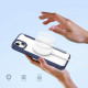 Dux Ducis iPhone 15 Skin X Pro Magnetic Flip Case Θήκη Βιβλίο με MagSafe - Blue