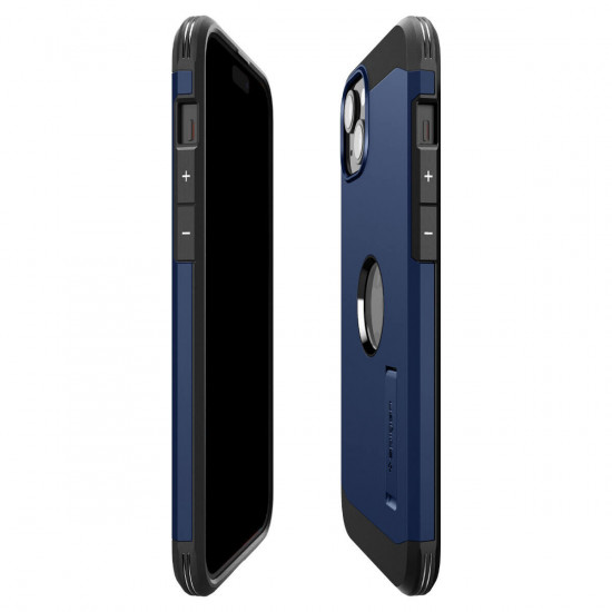 Spigen iPhone 15 Plus Tough Armor Mag Σκληρή Θήκη με MagSafe - Navy Blue