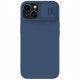 Nillkin iPhone 15 Plus CamShield Silky Θήκη Σιλικόνης με Κάλυμμα για την Κάμερα - Dark Blue