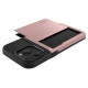Spigen iPhone 15 Pro Slim Armor CS Σκληρή Θήκη - Rose Gold