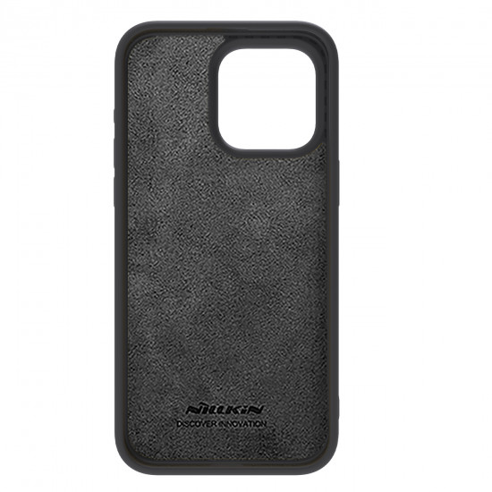 Nillkin iPhone 15 Pro CamShield Silky Θήκη Σιλικόνης με Κάλυμμα για την Κάμερα - Black