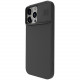 Nillkin iPhone 15 Pro CamShield Silky Θήκη Σιλικόνης με Κάλυμμα για την Κάμερα - Black