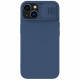 Nillkin iPhone 15 CamShield Silky Θήκη Σιλικόνης με Κάλυμμα για την Κάμερα - Dark Blue