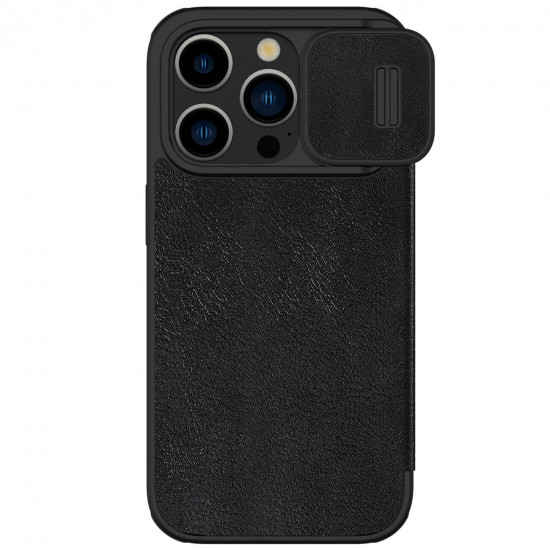 Nillkin iPhone 15 Pro Max Qin Pro Leather Θήκη Βιβλίο με Κάλυμμα για την Κάμερα - Black