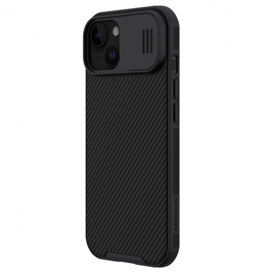 Nillkin iPhone 15 Plus CamShield Pro Magnetic Σκληρή Θήκη με Κάλυμμα για την Κάμερα και MagSafe - Black
