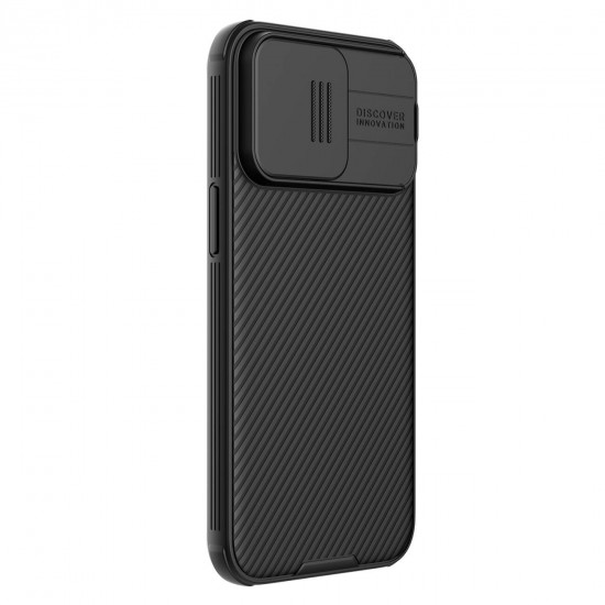 Nillkin iPhone 15 Pro Max CamShield Pro Magnetic Σκληρή Θήκη με Κάλυμμα για την Κάμερα και MagSafe - Black