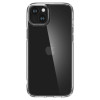 Spigen iPhone 15 Crystal Hybrid Σκληρή Θήκη με Πλαίσιο Σιλικόνης - Crystal Clear