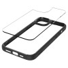 Spigen iPhone 15 Crystal Hybrid Σκληρή Θήκη με Πλαίσιο Σιλικόνης - Black