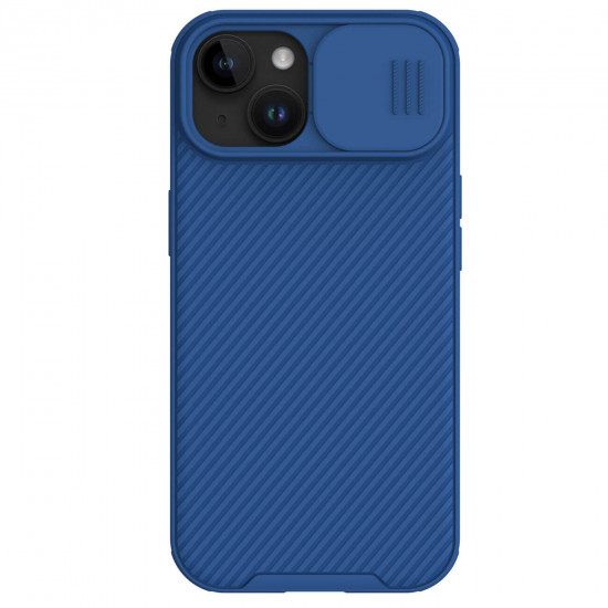 Nillkin iPhone 15 CamShield Pro Magnetic Σκληρή Θήκη με Κάλυμμα για την Κάμερα και MagSafe - Blue
