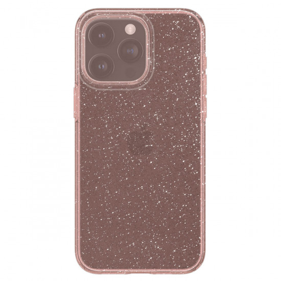 Spigen iPhone 15 Pro Max Liquid Crystal Θήκη Σιλικόνης - Glitter Rose