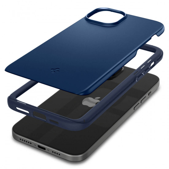 Spigen iPhone 15 Plus Thin Fit Σκληρή Θήκη - Navy Blue