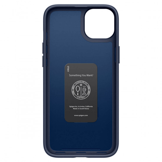 Spigen iPhone 15 Plus Thin Fit Σκληρή Θήκη - Navy Blue