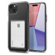 Spigen iPhone 15 Plus Crystal Slot Θήκη Σιλικόνης με Υποδοχή για Κάρτα - Crystal Clear
