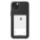 Spigen iPhone 15 Crystal Slot Θήκη Σιλικόνης με Υποδοχή για Κάρτα - Crystal Clear
