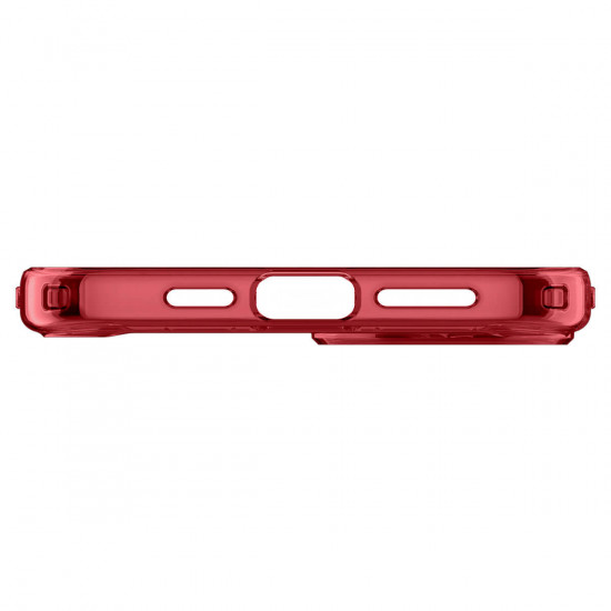Spigen iPhone 15 Ultra Hybrid Σκληρή Θήκη με Πλαίσιο Σιλικόνης - Red Crystal