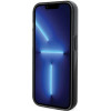 Karl Lagerfeld iPhone 15 Pro Max Ring Stand Karl Head MagSafe Σκληρή Θήκη με Πλαίσιο Σιλικόνης και MagSafe - Διάφανη / Black - KLHMP15XHMRSKHK