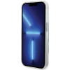 Karl Lagerfeld iPhone 15 Pro Max Ring Stand Choupette Head MagSafe Σκληρή Θήκη με Πλαίσιο Σιλικόνης και MagSafe - Διάφανη / Silver - KLHMP15XHMRSCHH