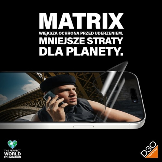 PanzerGlass iPhone 15 Pro Matrix D3O Ultra-Wide Fit Easy Aligner 6H Ευλύγιστο Αντιχαρακτικό Γυαλί Οθόνης - Black