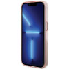 Karl Lagerfeld iPhone 15 Pro Max Ring Stand Karl and Choupette MagSafe Σκληρή Θήκη με Πλαίσιο Σιλικόνης και MagSafe - Διάφανη / Pink - KLHMP15XHMRSKCP