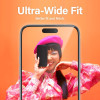 PanzerGlass iPhone 15 Pro Max Ultra-Wide Fit Easy Aligner Full Screen Αντιχαρακτικό Γυαλί Οθόνης - Black