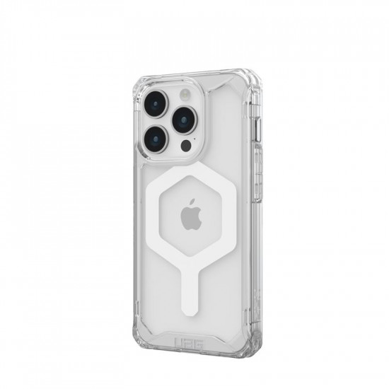 UAG iPhone 15 Pro Plyo Series Θήκη Υψηλής Προστασίας με MagSafe - Ice / White - Διάφανη