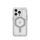 UAG iPhone 15 Pro Plyo Series Θήκη Υψηλής Προστασίας με MagSafe - Ice / Silver - Διάφανη