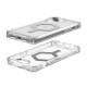 UAG iPhone 15 Plus Plyo Series Θήκη Υψηλής Προστασίας με MagSafe - Ice / Silver - Διάφανη