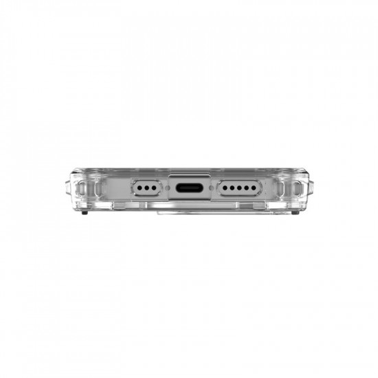 UAG iPhone 15 Pro Plyo Series Θήκη Υψηλής Προστασίας με MagSafe - Ice / Gold - Διάφανη