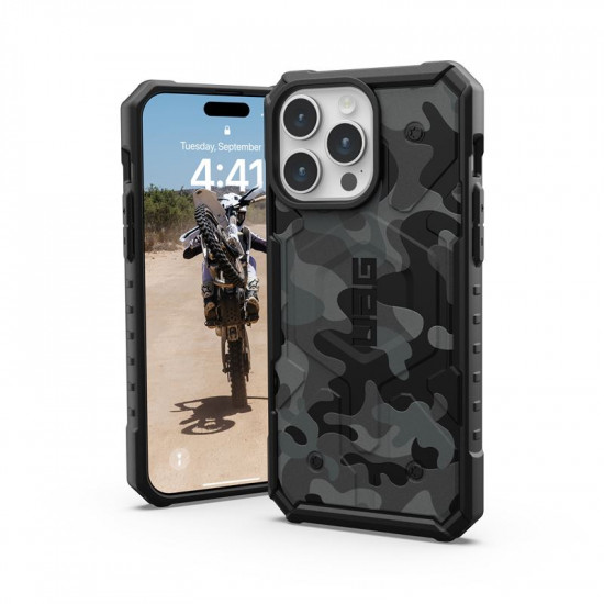 UAG iPhone 15 Pro Max Pathfinder SE MagSafe Series Σκληρή Θήκη με MagSafe - Midnight Camo