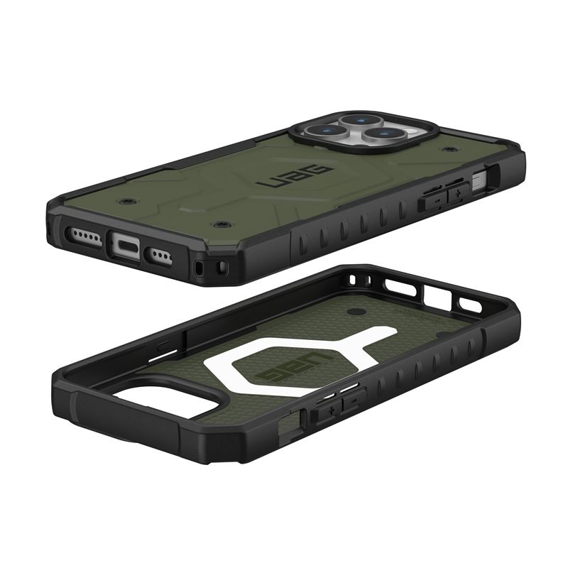 UAG iPhone 15 Pro Max Pathfinder MagSafe Series Σκληρή Θήκη με MagSafe - Olive Drab UAG iPhone 15 Pro Max Pathfinder MagSafe Series Σκληρή Θήκη με MagSafe - Olive Drab