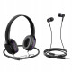 Hoco W24 Enlighten Σετ Ακουστικών Headphones και Handsfree με Ενσωματωμένο Μικρόφωνο - Black / Purple