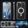 Spigen iPhone 15 Pro Crystal Hybrid Mag Σκληρή Θήκη με Πλαίσιο Σιλικόνης Και MagSafe - White