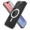 Spigen iPhone 15 Pro Crystal Hybrid Mag Σκληρή Θήκη με Πλαίσιο Σιλικόνης Και MagSafe - White