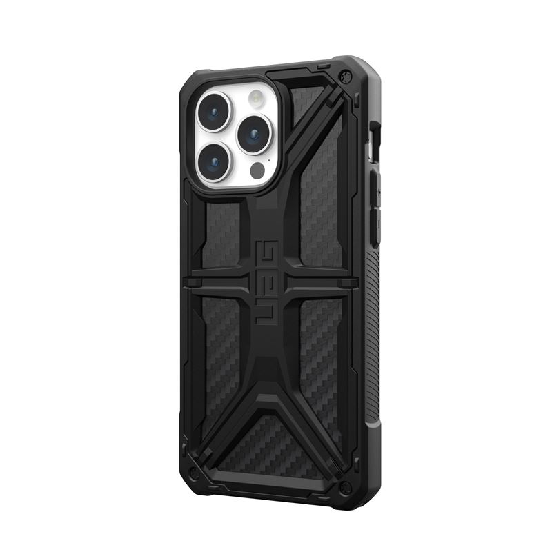 UAG iPhone 15 Pro Max Monarch Series Σκληρή Θήκη - Carbon Fiber UAG iPhone 15 Pro Max Monarch Series Σκληρή Θήκη - Carbon Fiber