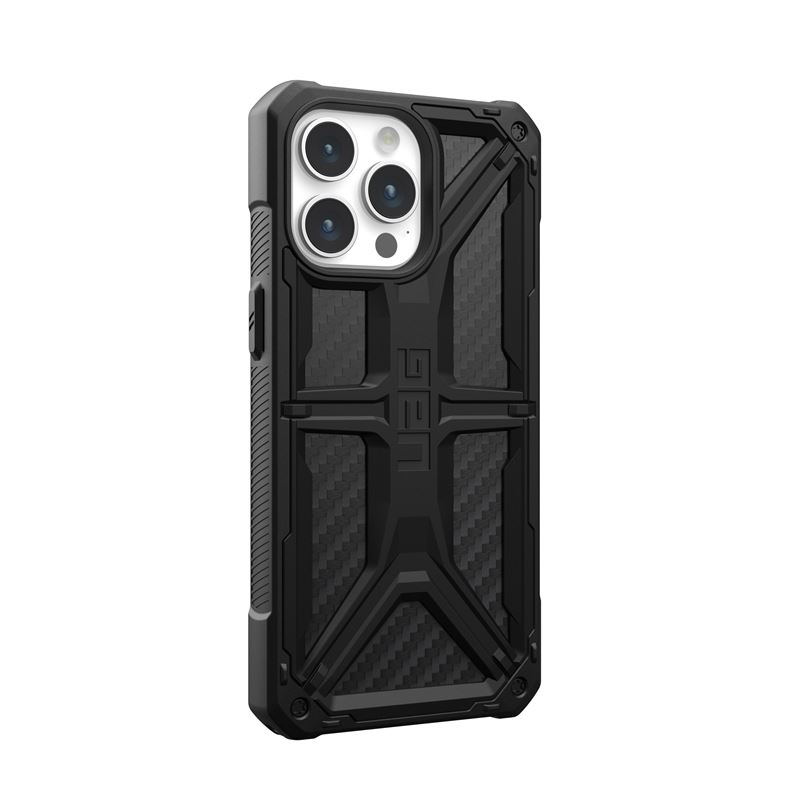 UAG iPhone 15 Pro Max Monarch Series Σκληρή Θήκη - Carbon Fiber UAG iPhone 15 Pro Max Monarch Series Σκληρή Θήκη - Carbon Fiber