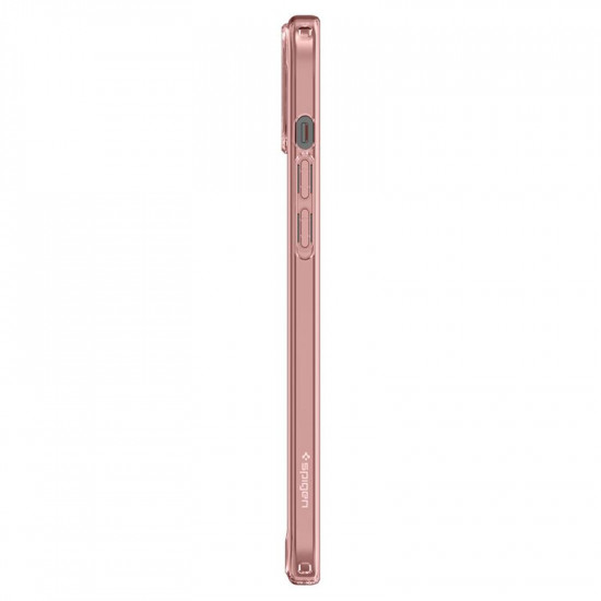 Spigen iPhone 15 Ultra Hybrid Σκληρή Θήκη με Πλαίσιο Σιλικόνης - Rose Crystal 