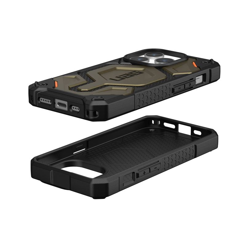 UAG iPhone 15 Pro Monarch Pro Kevlar Series Σκληρή Θήκη με MagSafe - Kevlar Element Green UAG iPhone 15 Pro Monarch Pro Kevlar Series Σκληρή Θήκη με MagSafe - Kevlar Element Green