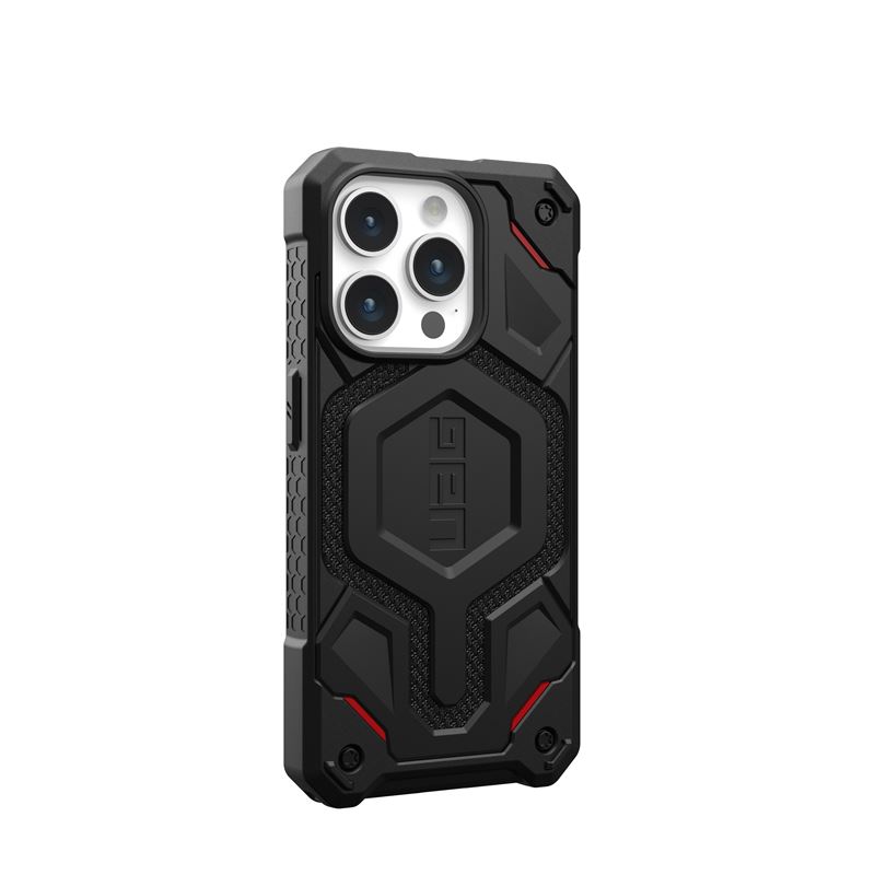 UAG iPhone 15 Pro Monarch Pro Kevlar Series Σκληρή Θήκη με MagSafe - Kevlar Black UAG iPhone 15 Pro Monarch Pro Kevlar Series Σκληρή Θήκη με MagSafe - Kevlar Black